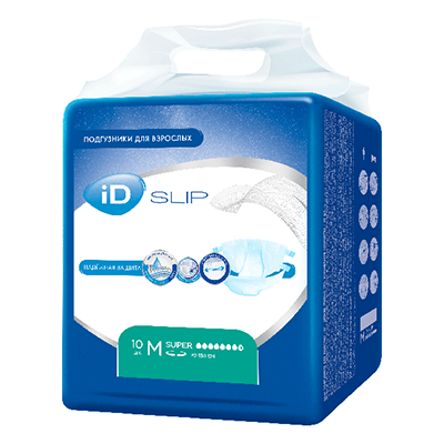 Подгузники для взрослых iD SLIP  M 10 шт